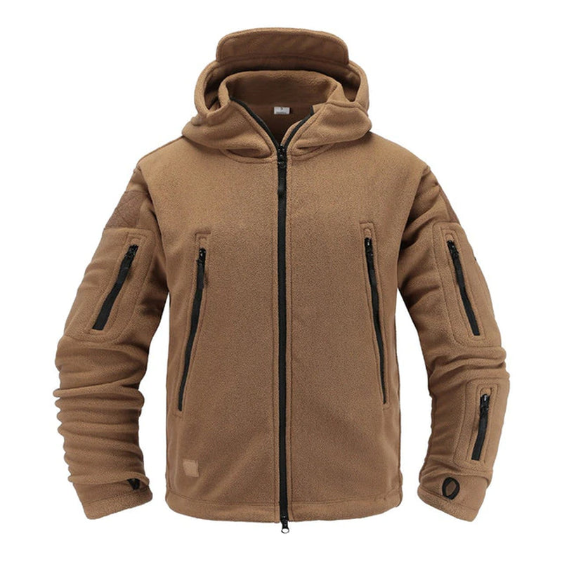 New Outdoor Fleece Softshell Jacket Military Tactical Man Polartec Thermal Polar Hooded Outerwear Coat Army Clothes